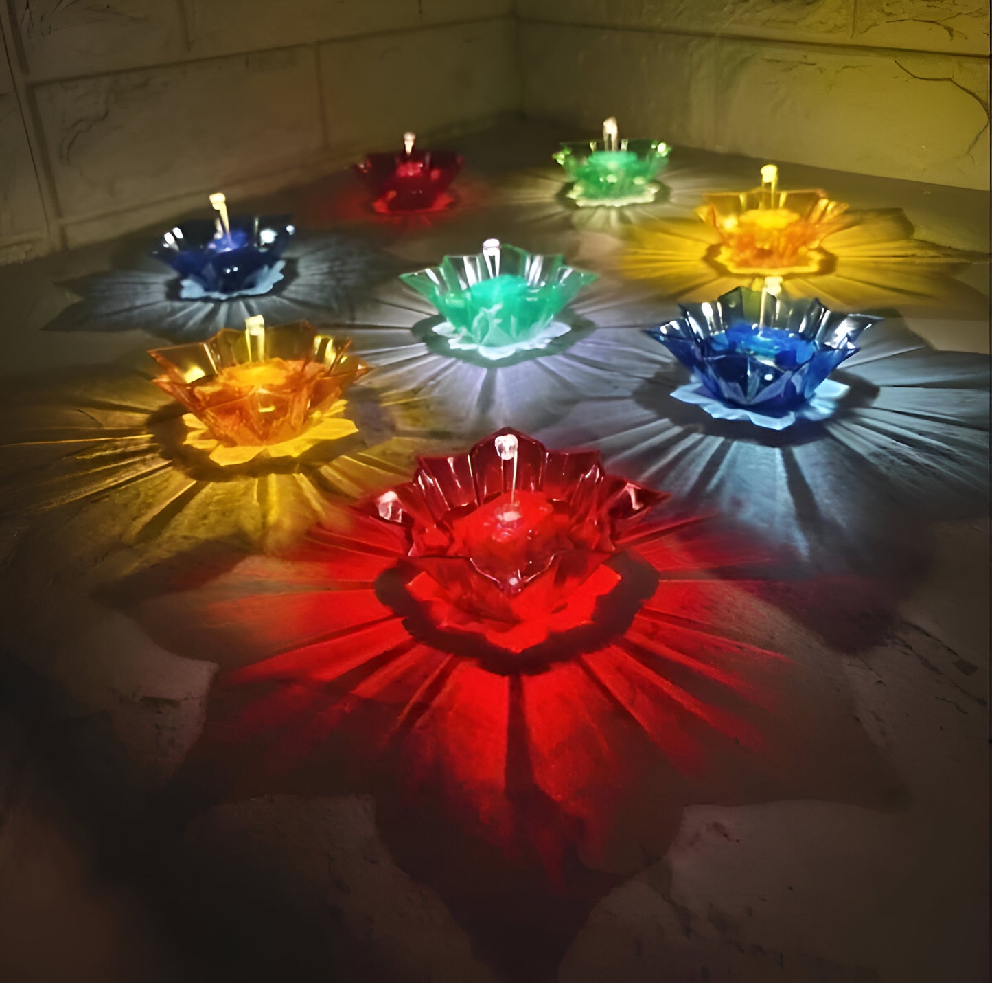 Eternal Glow 3D Shadow Diyas